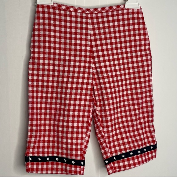 Cottontail Originals Girls Gingham Wrap Halter Top Crop Pants USA Vintage 4T - Picture 7 of 14